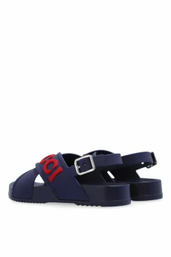 Gucci Kids GRANATOWY Gumowe sandały