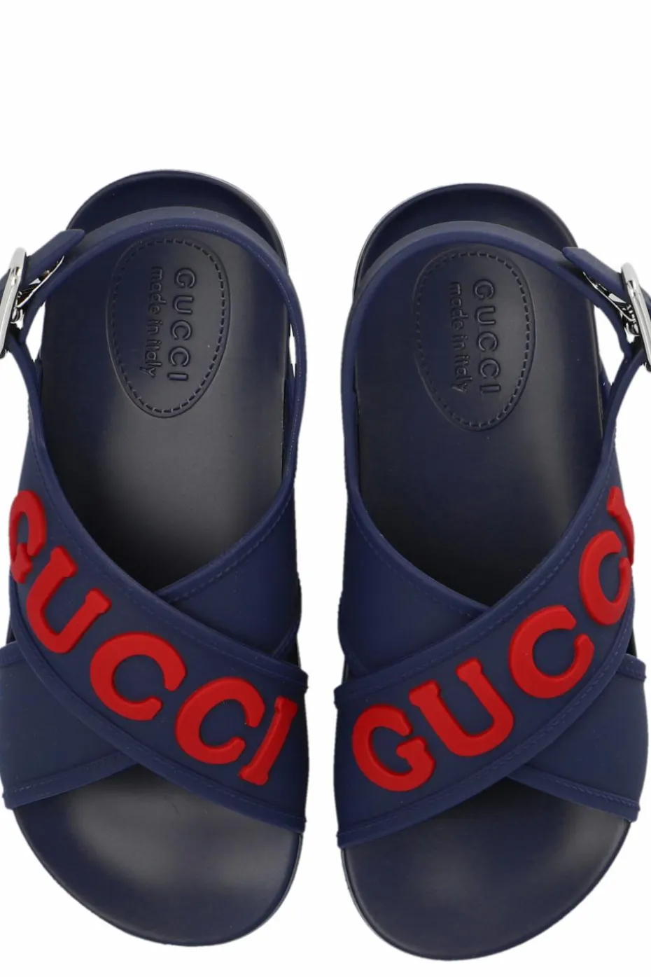Gucci Kids GRANATOWY Gumowe sandały