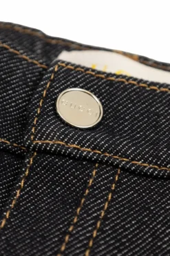 Gucci Kids GRANATOWY Jeansy z zawijanymi nogawkami