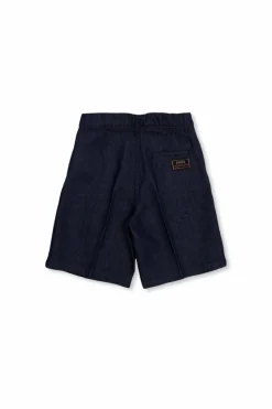 Gucci Kids GRANATOWY Jeansowe szorty