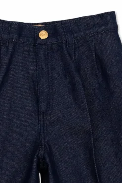 Gucci Kids GRANATOWY Jeansowe szorty