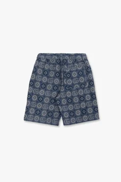 Gucci Kids GRANATOWY Jeansowe szorty