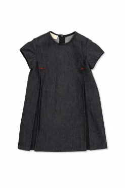 Gucci Kids GRANATOWY Jeansowa sukienka