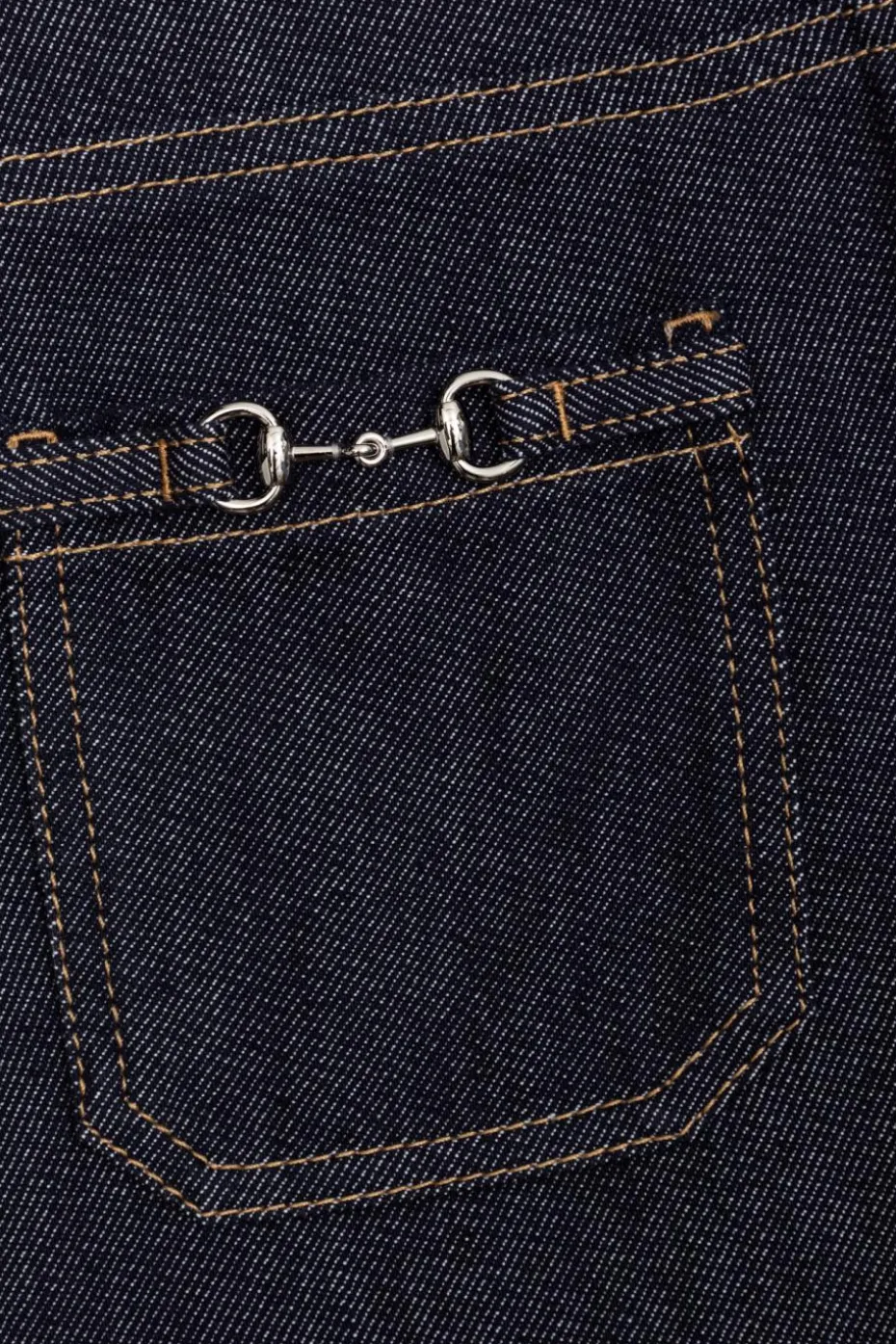 Gucci Kids GRANATOWY Jeansowa sukienka