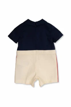 Gucci Kids GRANATOWY Kombinezon z logo