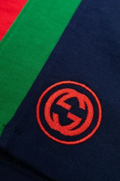 Gucci Kids GRANATOWY Polo z logo