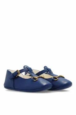 Gucci Kids GRANATOWY Skórzane buty
