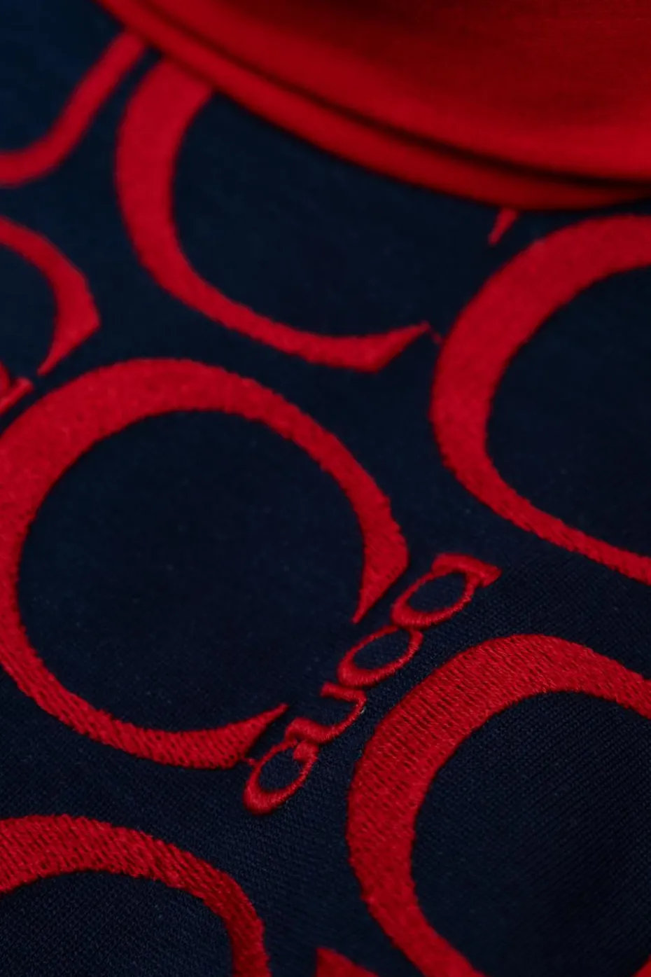 Gucci Kids GRANATOWY Sukienka z kapturem