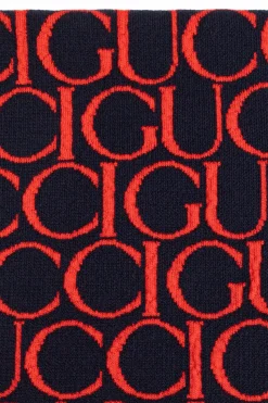 Gucci Kids GRANATOWY Wełniany szal