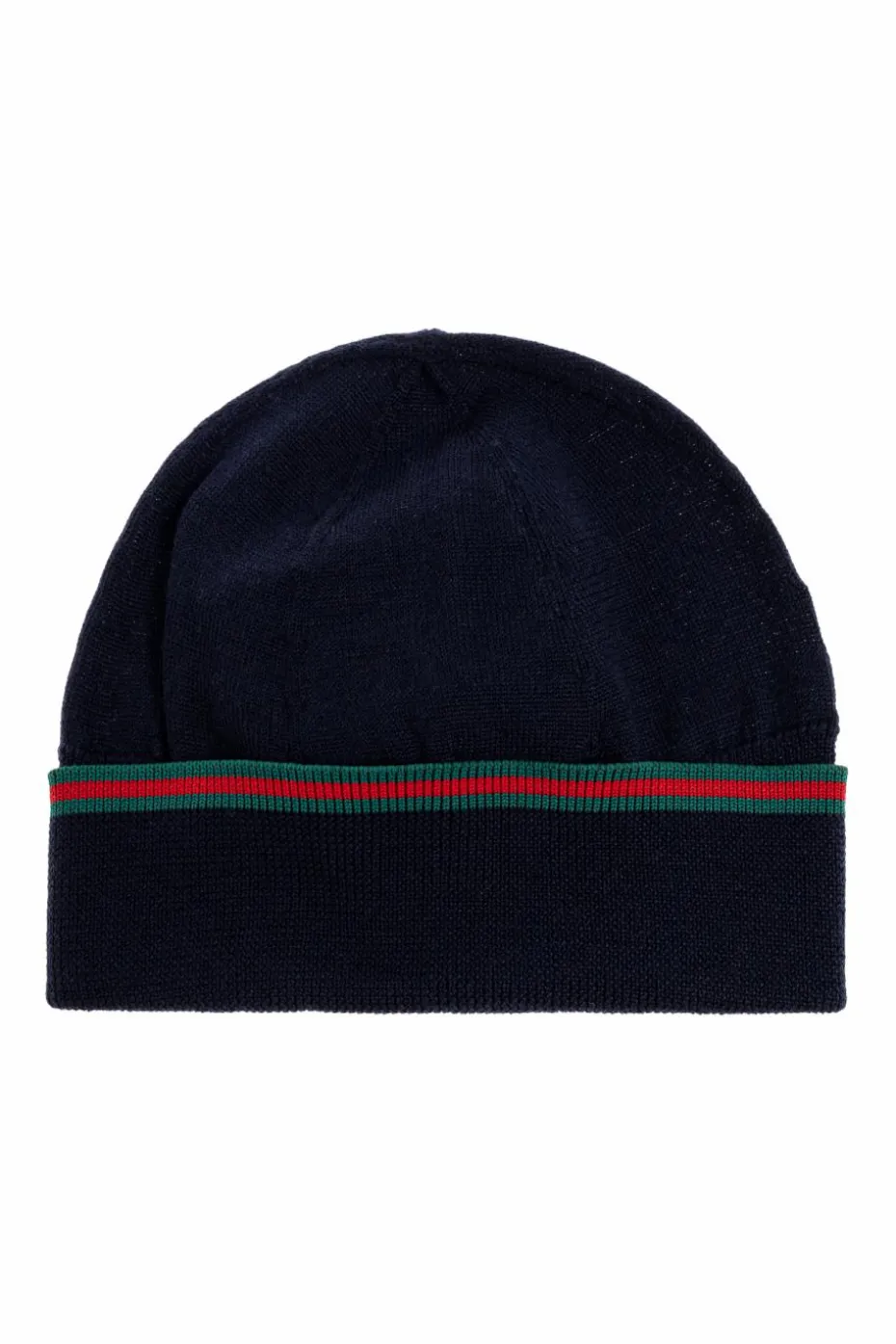 Gucci Kids GRANATOWY Wełniana czapka