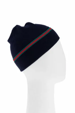 Gucci Kids GRANATOWY Wełniana czapka