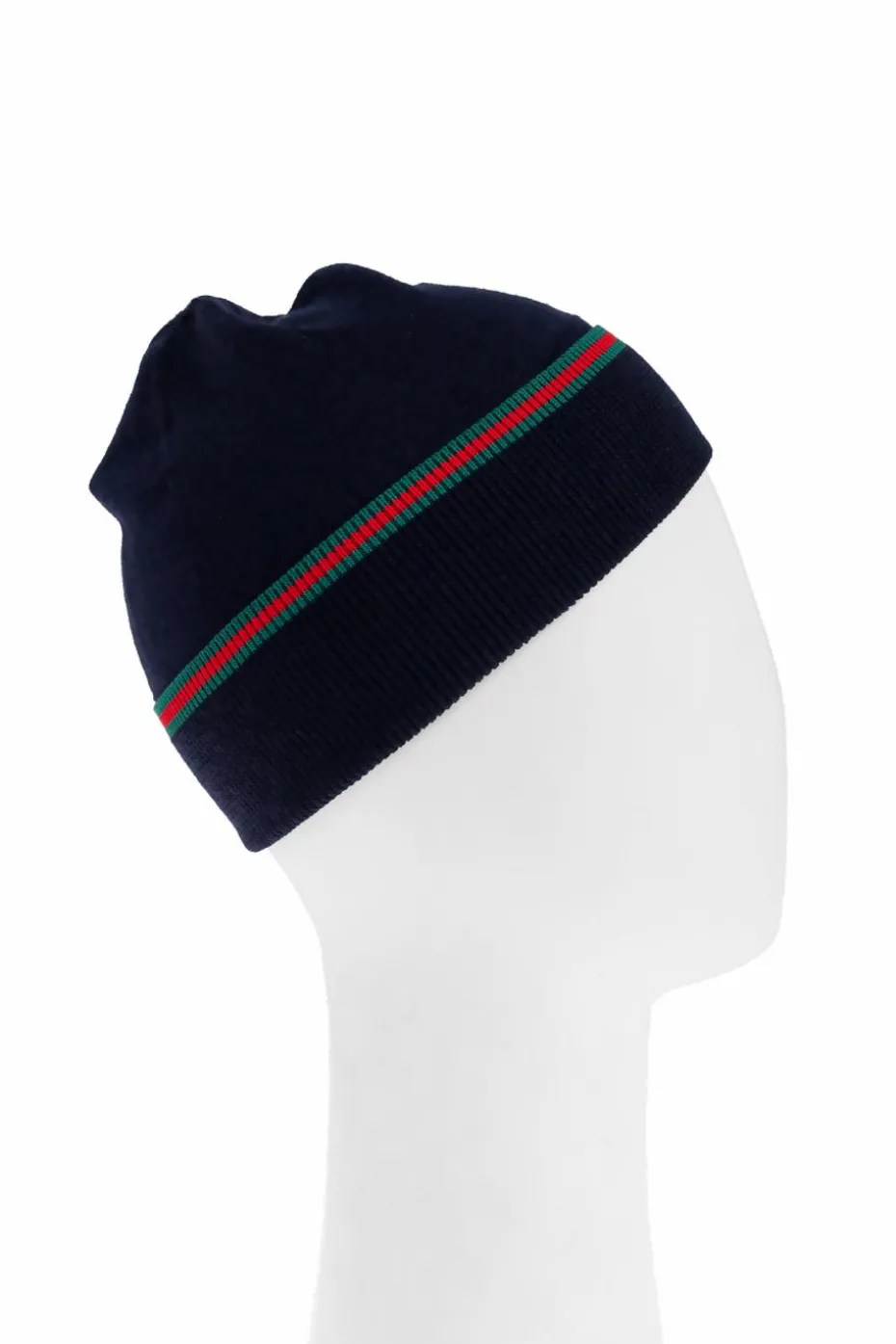 Gucci Kids GRANATOWY Wełniana czapka