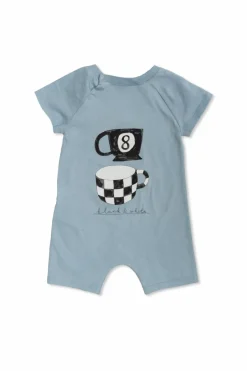 Gucci Kids jasnoniebieski Body z nadrukiem