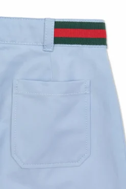 Gucci Kids jasnoniebieski Bawełniane szorty