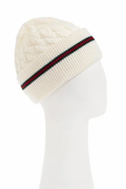 Gucci Kids kremowy Wełniana czapka