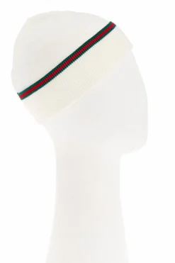 Gucci Kids kremowy Wełniana czapka