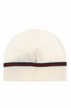 Gucci Kids kremowy Wełniana czapka