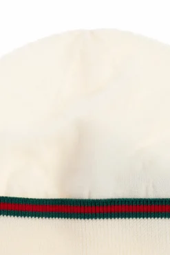 Gucci Kids kremowy Wełniana czapka