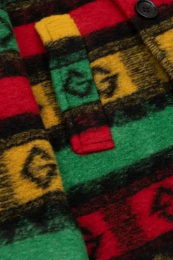 Gucci Kids MULTIKOLOR Płaszcz z logo