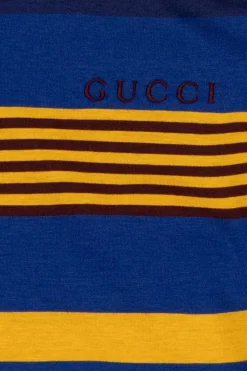 Gucci Kids NIEBIESKI Bawełniany t-shirt