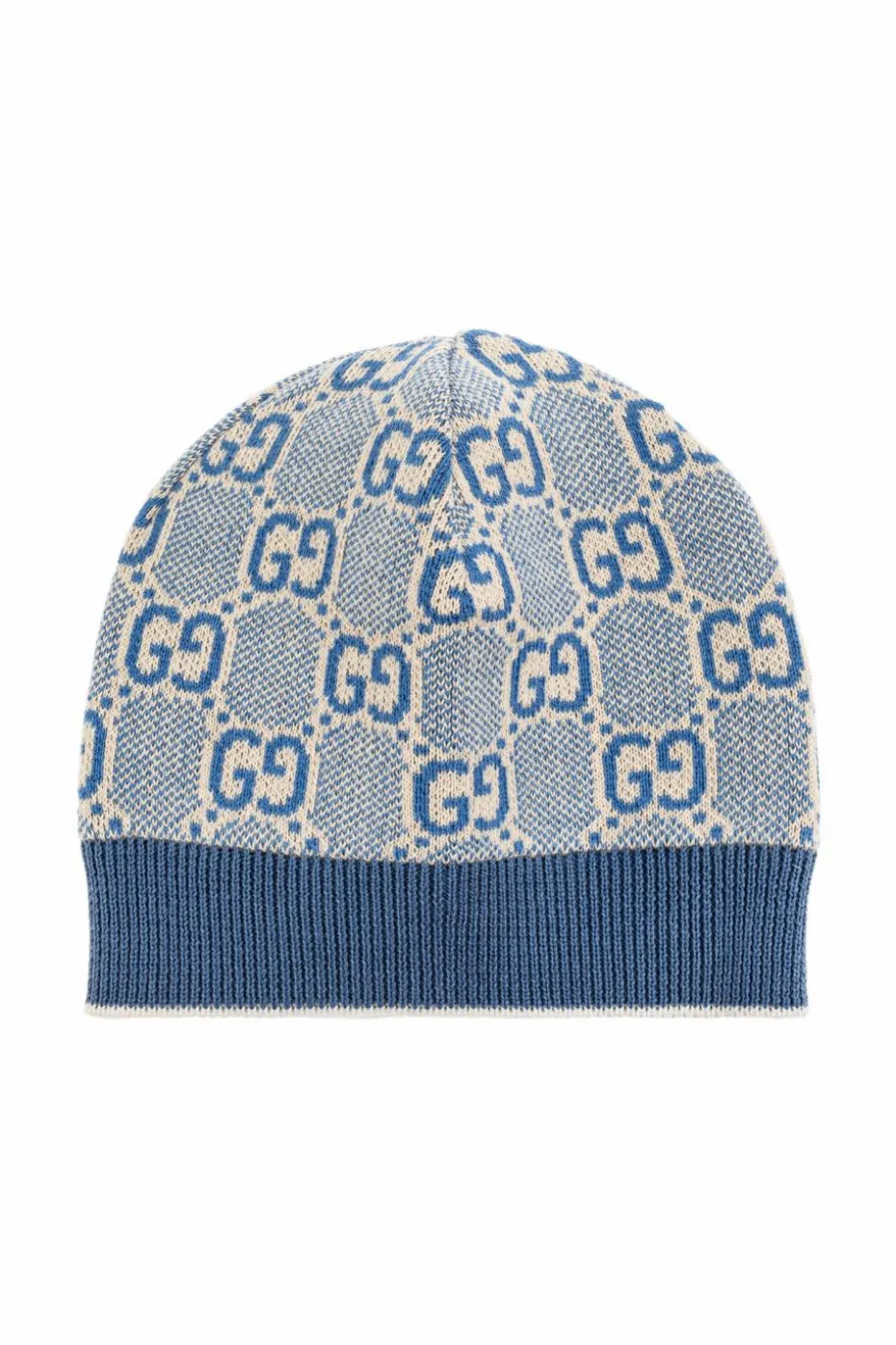 Gucci Kids NIEBIESKI Czapka ze wzorem `GG`