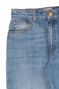 Gucci Kids NIEBIESKI Jeansy z logo
