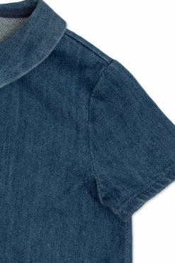 Gucci Kids NIEBIESKI Jeansowa sukienka