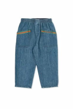Gucci Kids NIEBIESKI Jeany z gumą w pasie