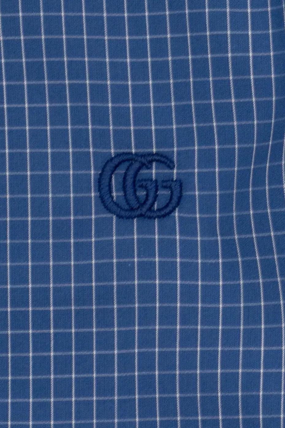 Gucci Kids NIEBIESKI Koszula w kratę
