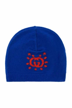Gucci Kids NIEBIESKI Wełniana czapka