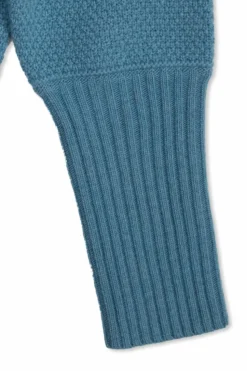 Gucci Kids NIEBIESKI Wełniane spodnie z logo