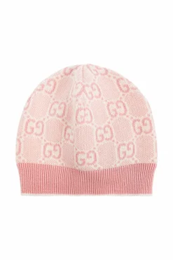 Gucci Kids RÓŻOWY Czapka ze wzorem `GG`