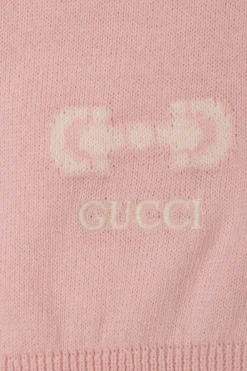 Gucci Kids RÓŻOWY Kardigan z logo