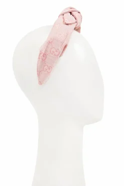 Gucci Kids RÓŻOWY Opaska z monogramem