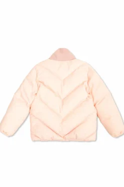 Gucci Kids RÓŻOWY Puchowa kurtka ze wzorem `GG`