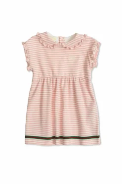 Gucci Kids RÓŻOWY Sukienka z wzorem w paski