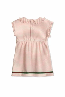 Gucci Kids RÓŻOWY Sukienka z wzorem w paski