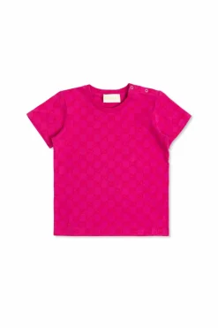 Gucci Kids RÓŻOWY T-shirt z monogramem