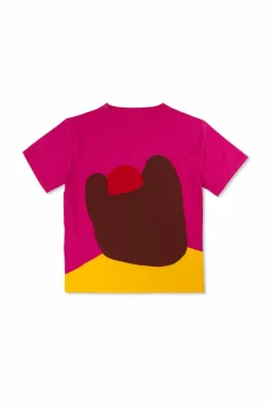 Gucci Kids RÓŻOWY T-shirt z nadrukiem