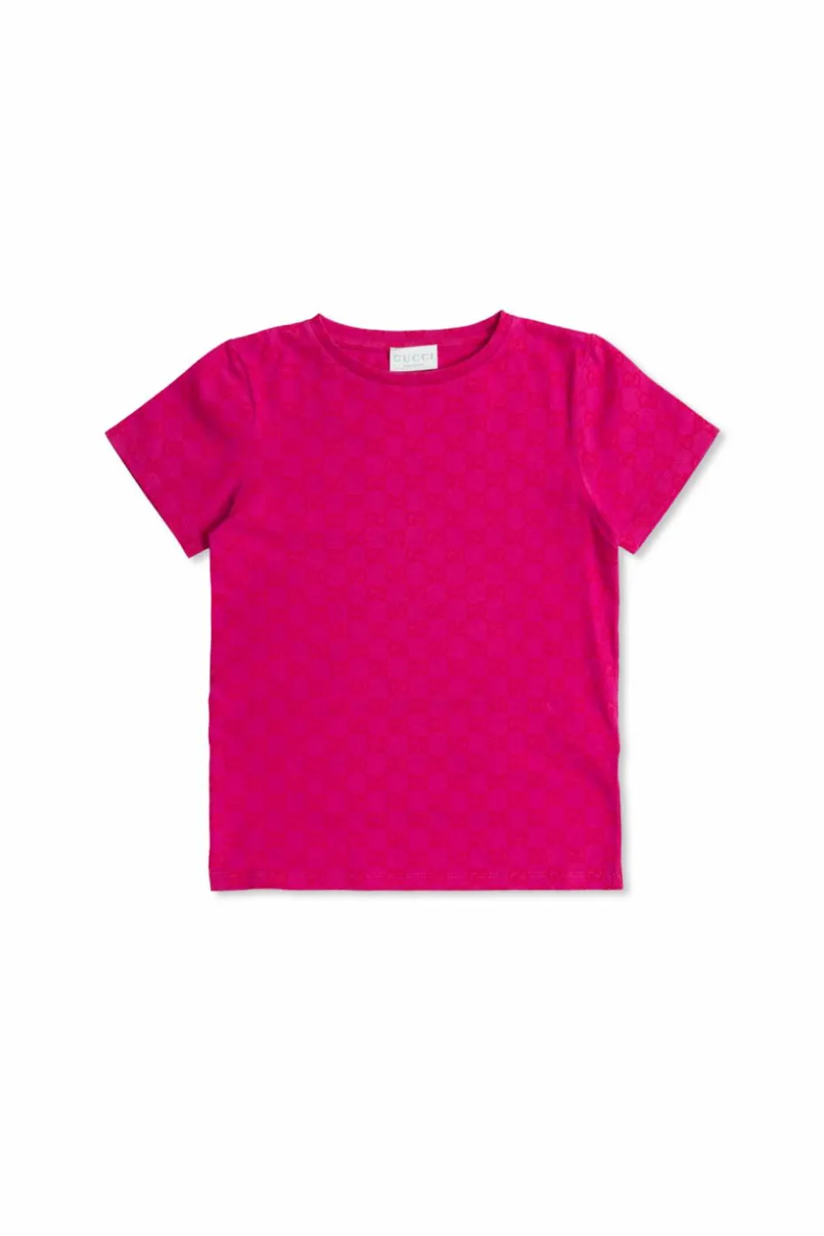 Gucci Kids RÓŻOWY T-shirt z monogramem