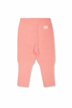 Gucci Kids RÓŻOWY Wełniane spodnie z logo