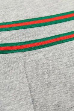 Gucci Kids SZARY Bawełniana sukienka
