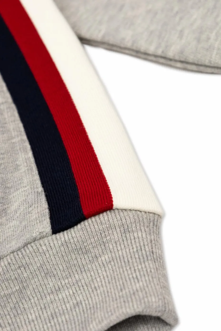 Gucci Kids SZARY Bluza z kołnierzem