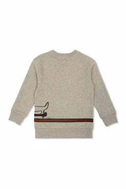 Gucci Kids SZARY Bluza z nadrukiem