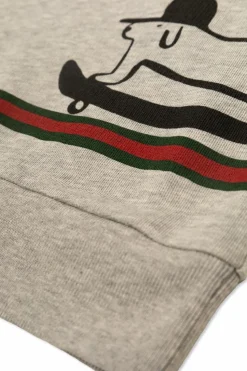 Gucci Kids SZARY Bluza z nadrukiem