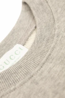 Gucci Kids SZARY Bluza z nadrukiem