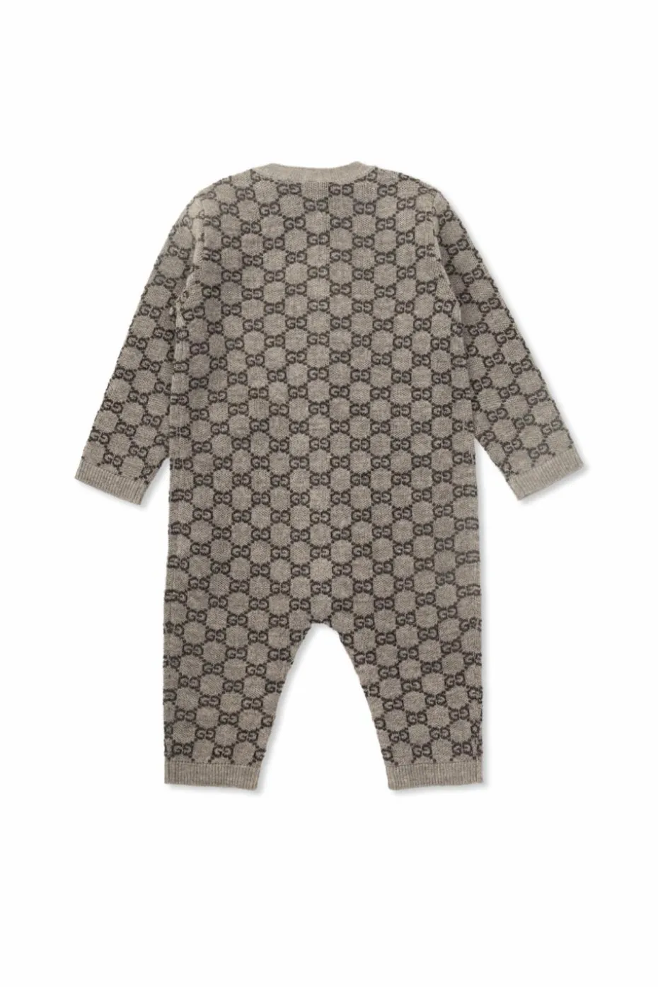 Gucci Kids SZARY Pajacyk ze wzorem `GG`