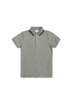Gucci Kids SZARY Polo z logo