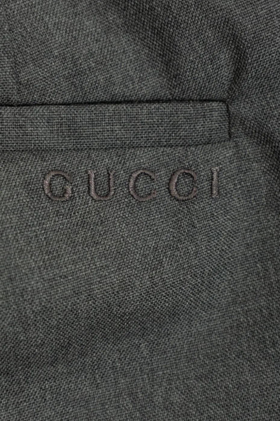 Gucci Kids SZARY Spodnie w kant