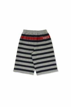 Gucci Kids SZARY Szorty z logo